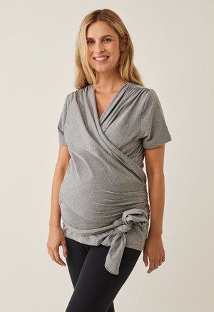 Skin to skin shirt - Grey Melange from Boob Design