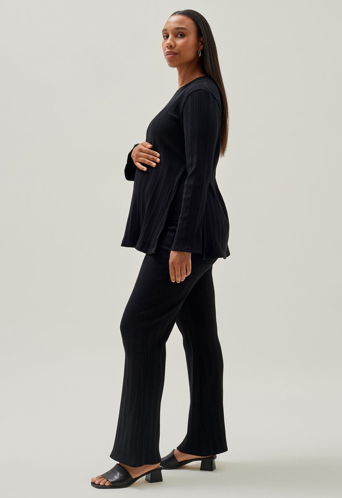 Ribbed maternity pants - Black from Boob Design