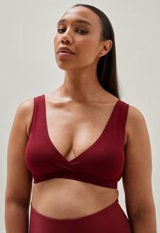 Soft nursing bra - Red via Boob Design