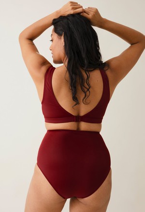 High waist maternity bikini bottom - Dark Sieanna from Boob Design