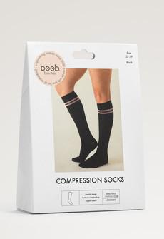 Essential compression socks - Black via Boob Design