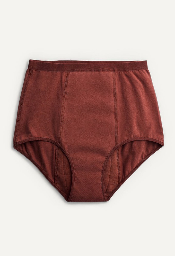 Period Underwear - High waist - Heavy flow - Dark Red from Boob Design