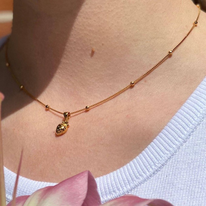 THE PEACH GARDEN NECKLACE SET - 18k gold vermeil from Bound Studios