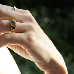 THE SPENCER RING - solid gold from Bound Studios