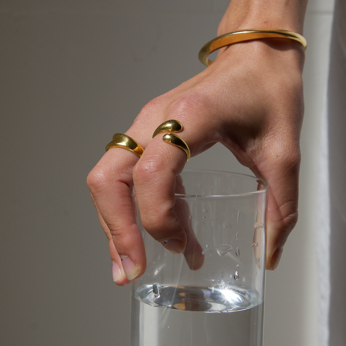 THE AVA RING - 18k gold vermeil from Bound Studios