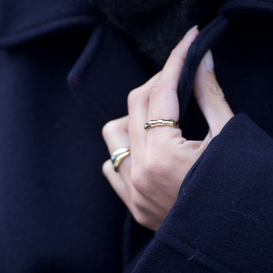 THE BAMBOO RING - 18k gold vermeil from Bound Studios