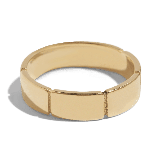 THE IMANI RING - solid gold from Bound Studios