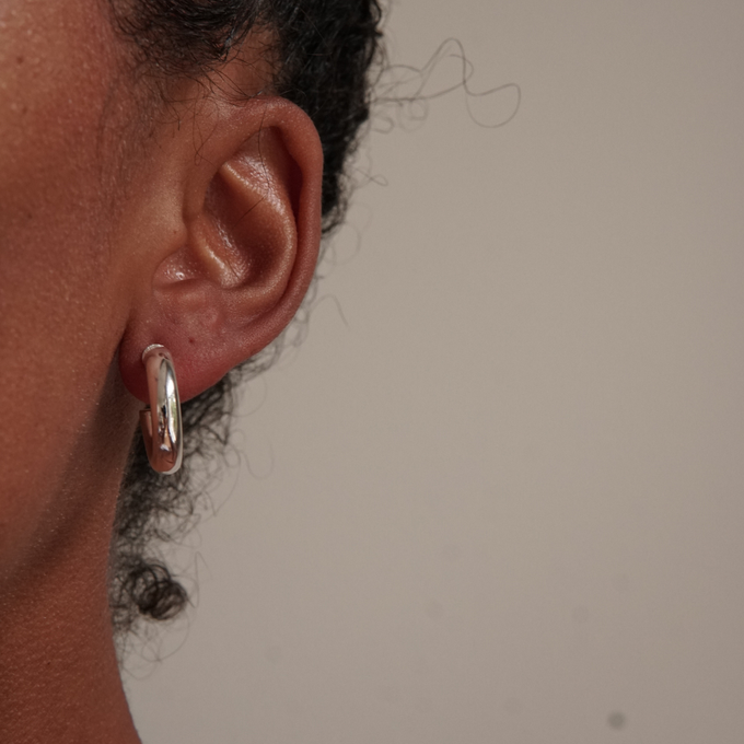 THE KENDAL HOOP S - sterling silver from Bound Studios