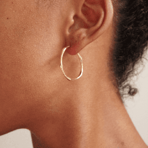 THE COCO HOOP - 18k gold vermeil from Bound Studios