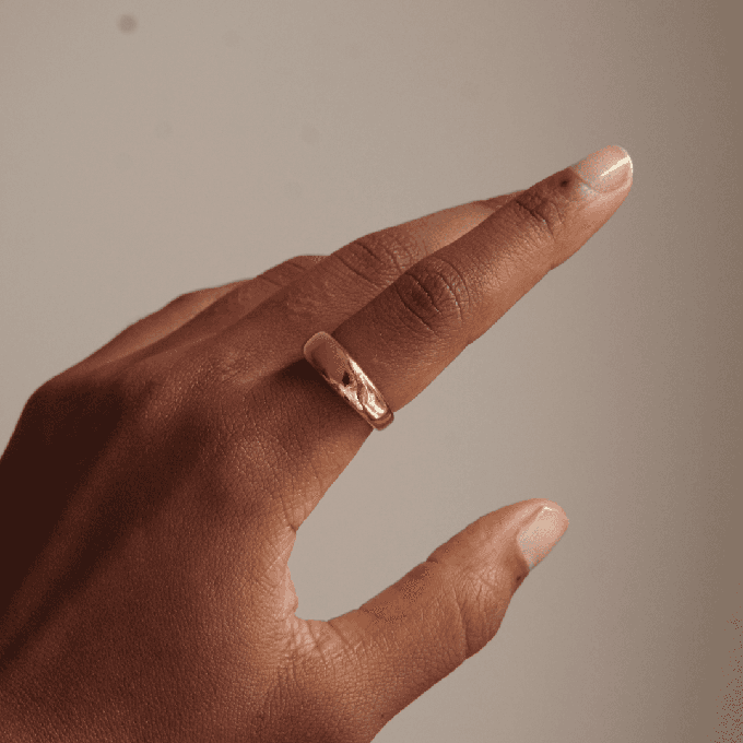 THE HARPER RING - Solid 14k gold from Bound Studios