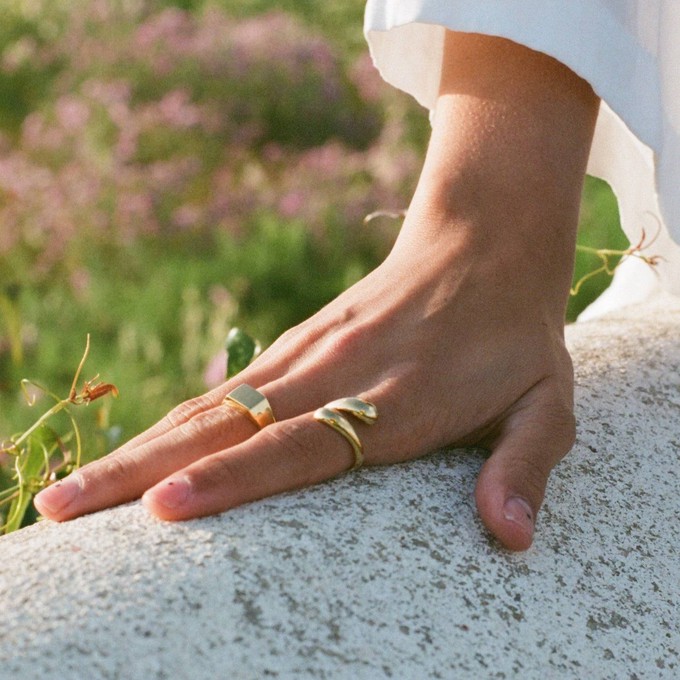 THE SPENCER RING - 18k gold vermeil from Bound Studios