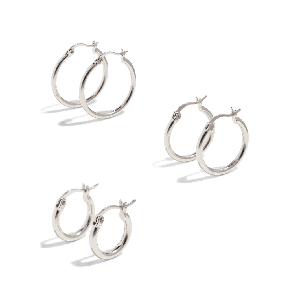 ALL THE BASE HOOPS - sterling silver from Bound Studios