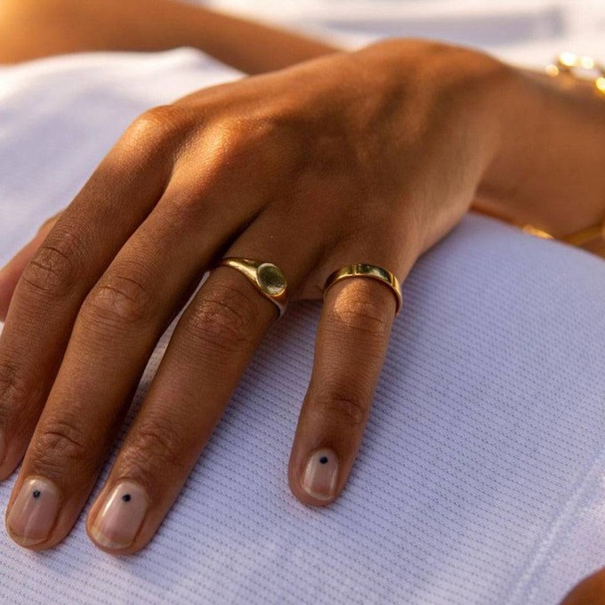 THE IMANI RING - solid gold from Bound Studios