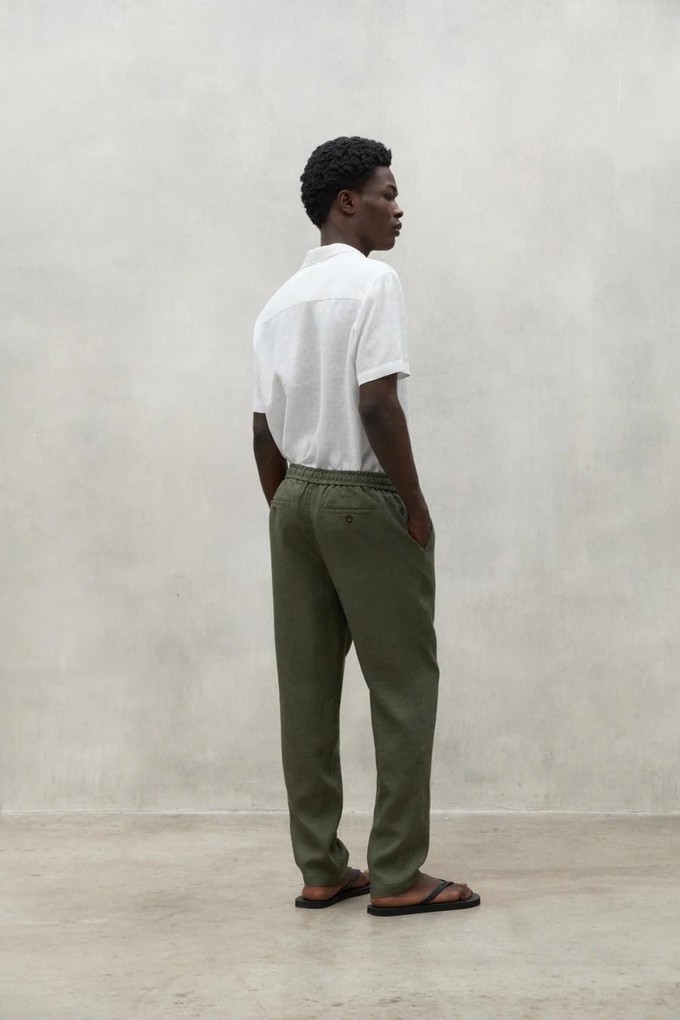 Ethic linen pants  - khaki from Brand Mission