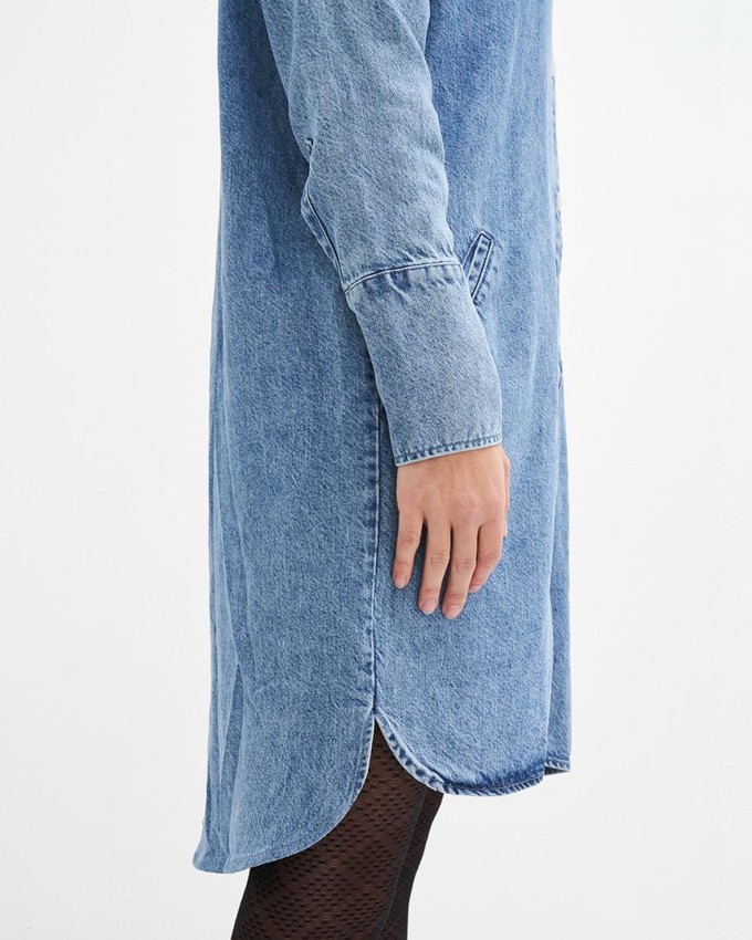 Mara jurk denim - true blue from Brand Mission