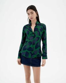 Katha blouse - leaf dark via Brand Mission