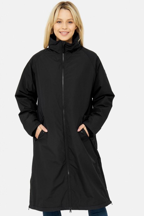 Ripholm long jacket - zwart from Brand Mission