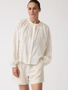 Hibiscus blouse - ecru via Brand Mission