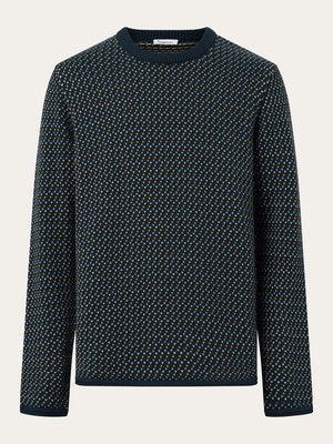 Jacquard knit sweater - eclipse from Brand Mission