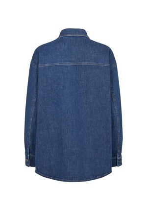 Mille overshirt jasje - washed blue denim from Brand Mission