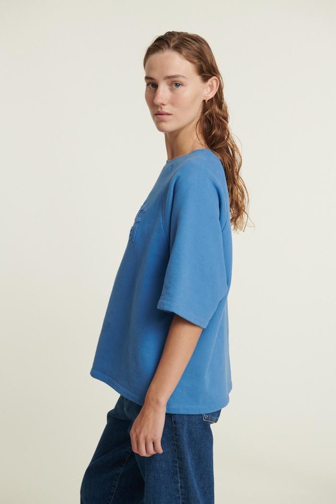 Adele sweater top - quiet harbor from Brand Mission