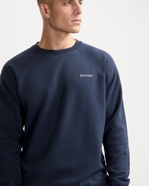 Randy Raglan Sweater - Dark Navy from Brand Mission