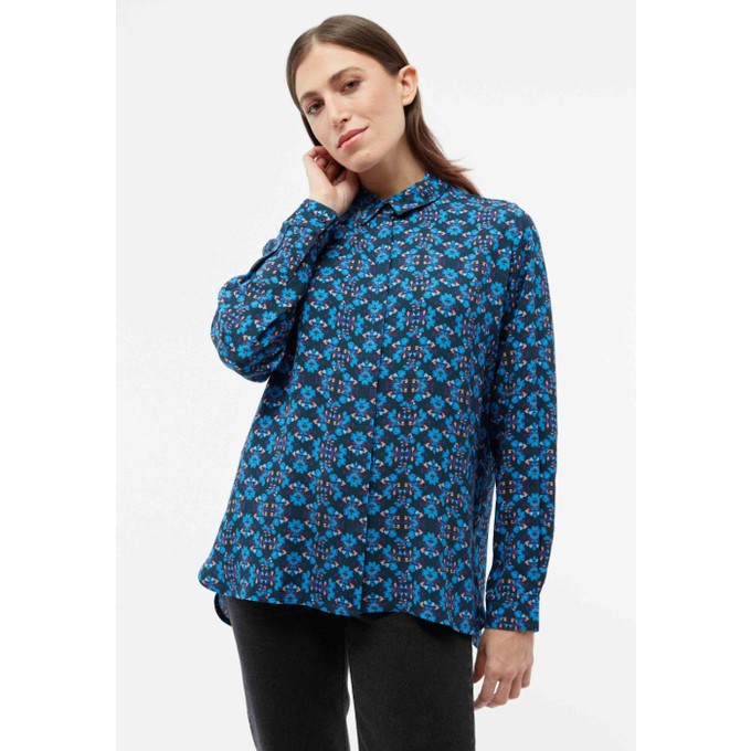 Iva blouse - Blue/light pink from Brand Mission