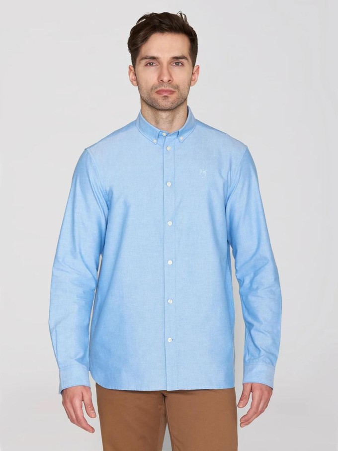 Harald oxford shirt owl - lapis blue from Brand Mission