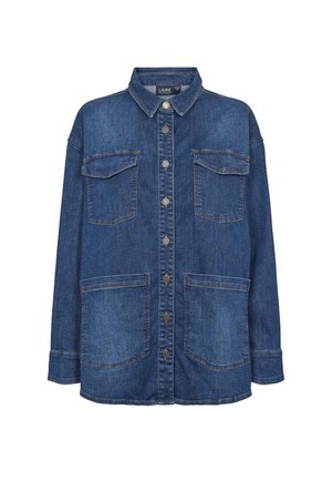 Mille overshirt jasje - washed blue denim from Brand Mission