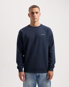 Randy Raglan Sweater - Dark Navy via Brand Mission