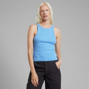 Valdermarsvik rib top - della blue from Brand Mission