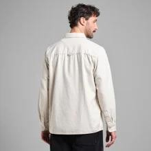 Rute flannel shirt - oat white from Brand Mission