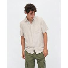 Nolan shirt - sand melange via Brand Mission