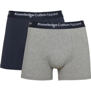 Boxershorts 2pack - grey melange from Brand Mission