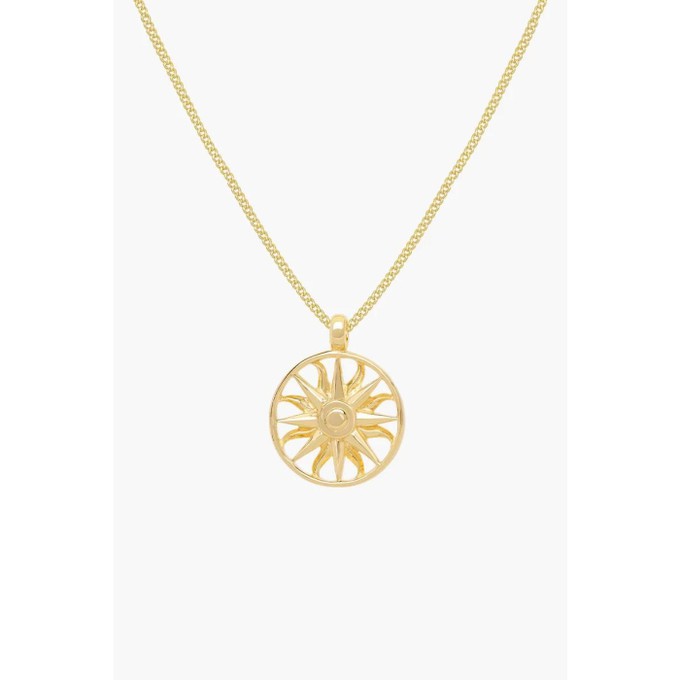 Ilios necklace gold plated - set from Brand Mission