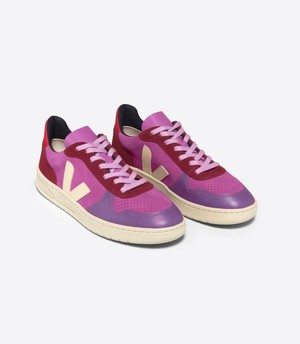 V10 suede sneaker - multi ultraviolet calcaire from Brand Mission