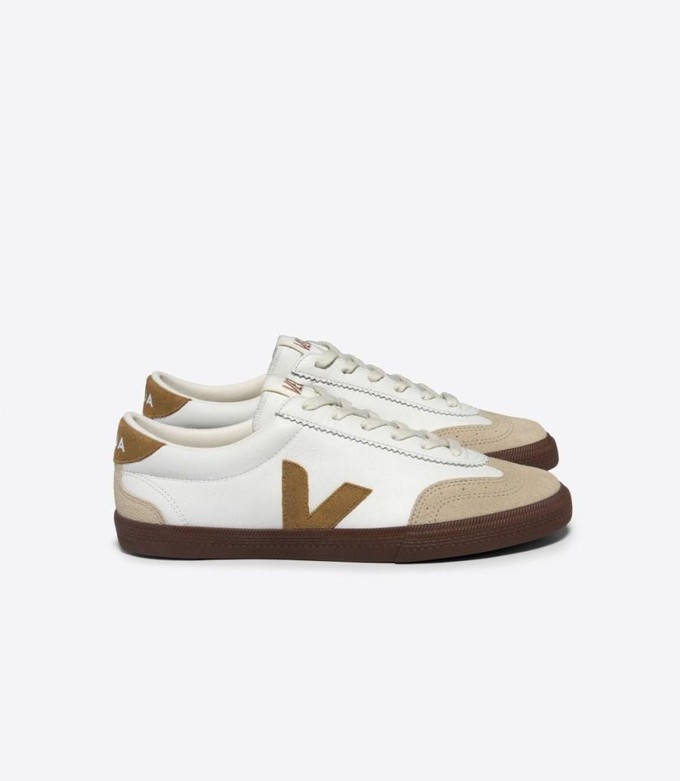 Volley sneaker - white tent bark from Brand Mission