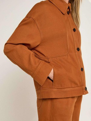 Relaxed jacket - almond from Brand Mission