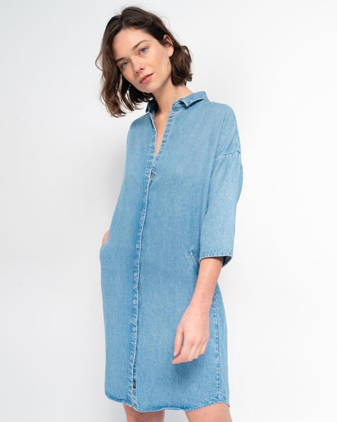 Mara dress denim - light blue from Brand Mission