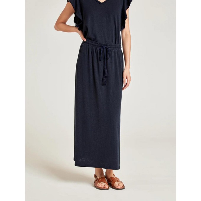 The easy hemp maxi rok - navy from Brand Mission