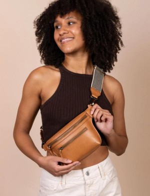 Beck&#039;s Bumbag - cognac appel leer from Brand Mission