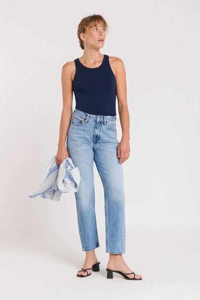 Caroline cropped jeans - blue reef light from Brand Mission