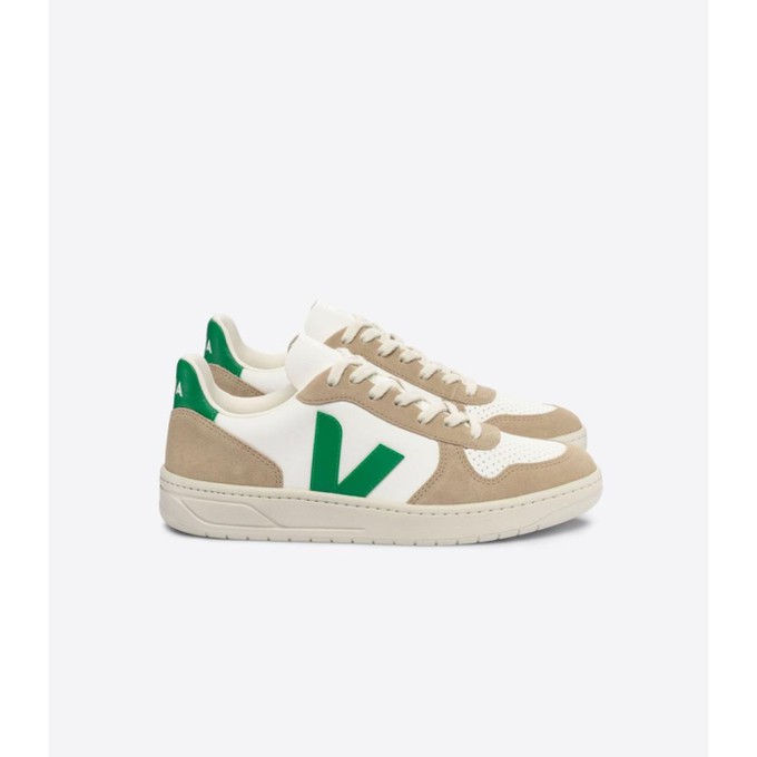 V10 sneaker - white emeraude sahara from Brand Mission