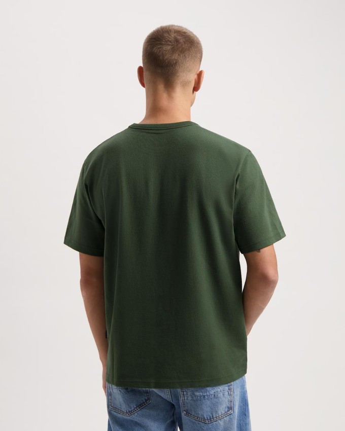 Liam signature t-shirt - Moss Green from Brand Mission