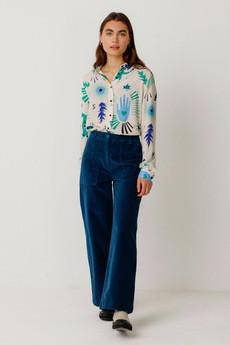 Iarza broek - Ocean Blue via Brand Mission