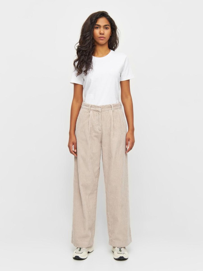 Posey pantalon corduroy - light feather from Brand Mission