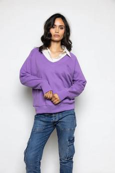 Stevie sweater - lila via Brand Mission