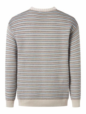 Crewneck knit sweater - striped from Brand Mission