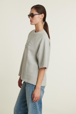 Adele sweater top - grey melange from Brand Mission