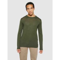 Crewneck merino knit sweater - forrest via Brand Mission